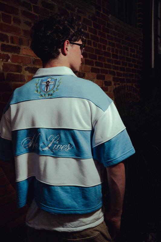 He Lives polo "Blue"
